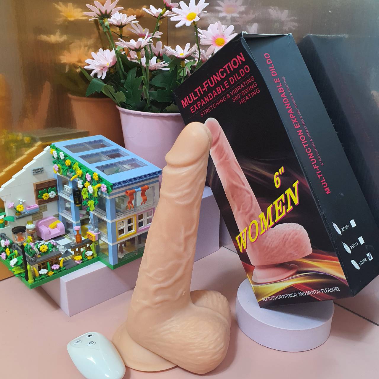 ดิลโด้ติดพื้นเหมือนจริง GB186